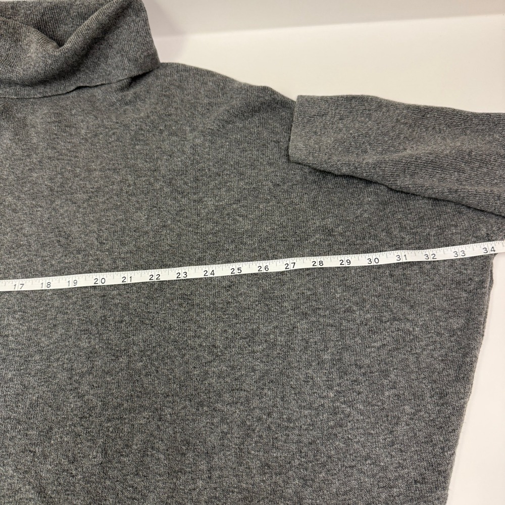 Gap Women Maternity CashSoft Turtleneck Dolman Sweater Cotton Size Small Gray - Picture 7 of 9